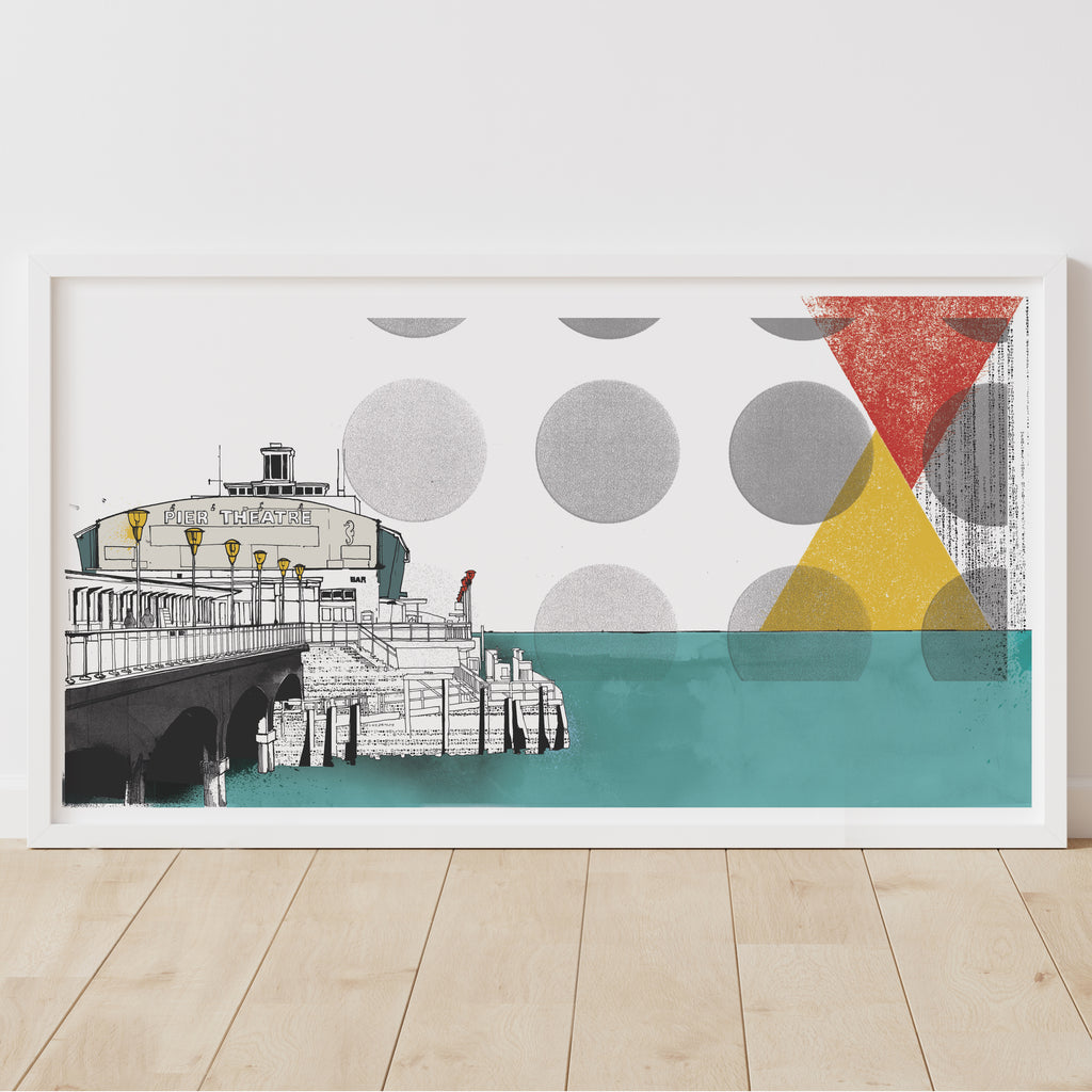 Limited Edition Bournemouth Beach Pier Print